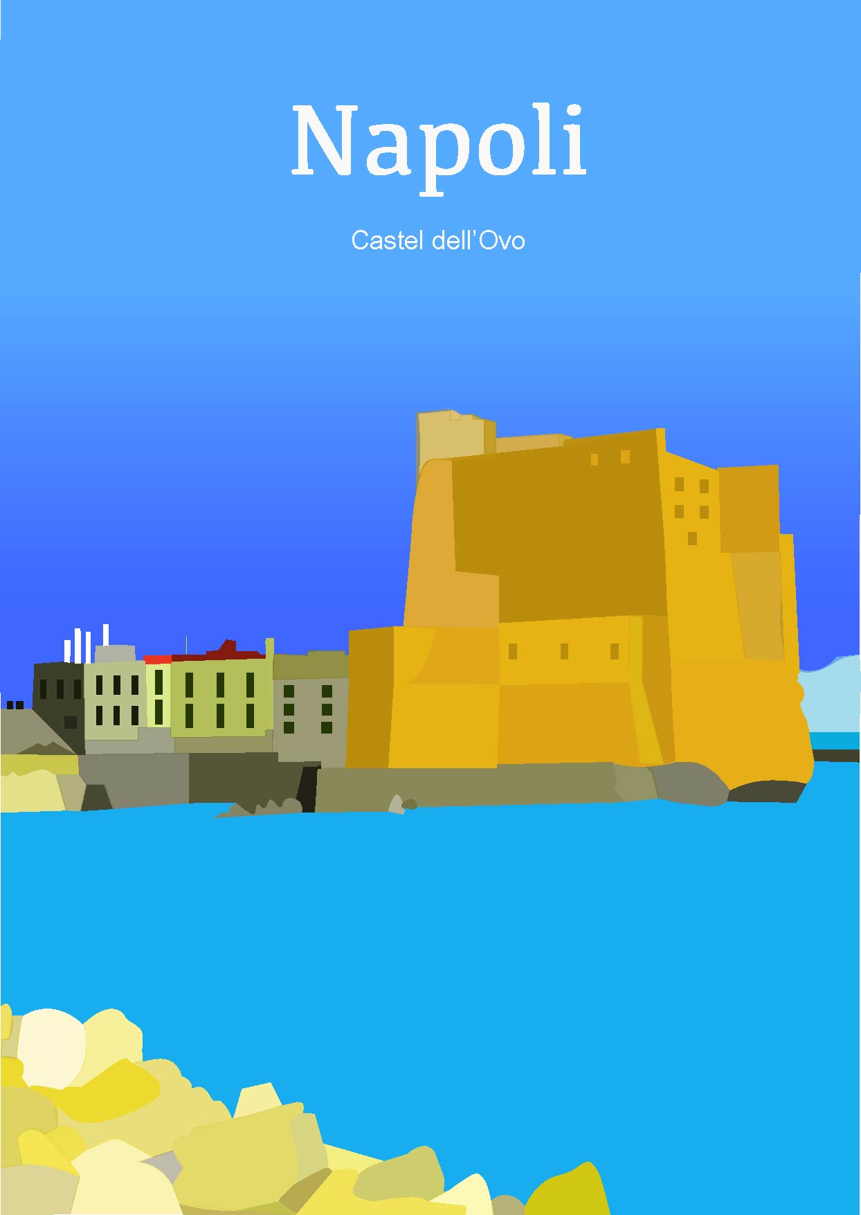Affiche touristique Napoli